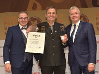 Brau2019  BEERStar Award 2019 überreicht von: links: Georg Rittmayer, Präsident der Privaten Brauereien Bayern e.V. rechts: Detlef Projahn, Präsident der Privaten Brauereien Deutschland e.v.  -- : Messe