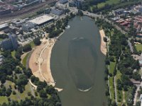 Nürnberg Wöhrd Wöhrder See  Wöhrder See Tullnau Sandstrand Norikus-Bucht Wasserwelt Wöhrder See : Luftaufnahmen