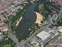 Nürnberg Wöhrd  Wöhrder See Tullnau Sandstrand Norikus-Bucht Wasserwelt Wöhrder See : Luftaufnahmen