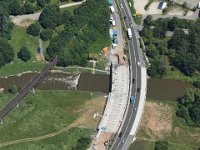 Fürth Süd Nürnberg Gebersdorf  Rednitzbrücke Rothenburger Str : Luftaufnahmen