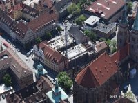 Nürnberg Altstadt St Sebald  Nürnberg IHK Baustelle Haus der Wirtschaft : Luftaufnahmen