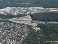 Nürnberg Altenfurt Feucht  Nürnberg Industriegebiet Feucht Ausbau der BAB A 6 : Luftaufnahmen