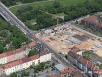 Nürnberg Gostenhof  Nürnberg Reutersbrunner Str Maximilianstr Baustelle Feuerwache 1 : Luftaufnahmen