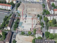 Nürnberg Eberhardshof  Nürnberg Baustelle Wohnquatier Eberhardshöfe Wanderer -  Hassstr. : Luftaufnahmen