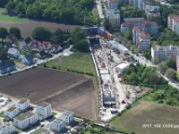 Nürnberg Großreuth b. Schweinau  Nürnberg Baustelle U 3 Großreuth bei der Züricher Str. : Luftaufnahmen