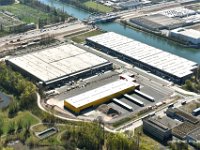 Erlangen Frauenaurch  Industriegebiet Kraftwerkstr Logistikcentrum  RMD Kanal