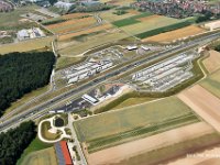 Aurach  Tank und Rastanlage Aurach BAB A3 Autobahn Verkehr : Luftbild