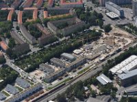 Nürnberg Nordostbahnhof  Nürnberg Nordostbahnhof  Kieslingstr  Baustelle Wohnanlage Joseph-Stiftung und WBG : Luftbild