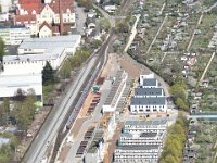 Nürnberg Nordostbahnhof  Nürnberg Kieslingstr  Baustelle Wohnanlage Joseph-Stiftung und WBG : Luftbild